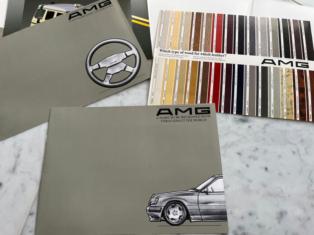 【ヴィンテージ】AMGメルセデス　旧車テクニカル カタログ