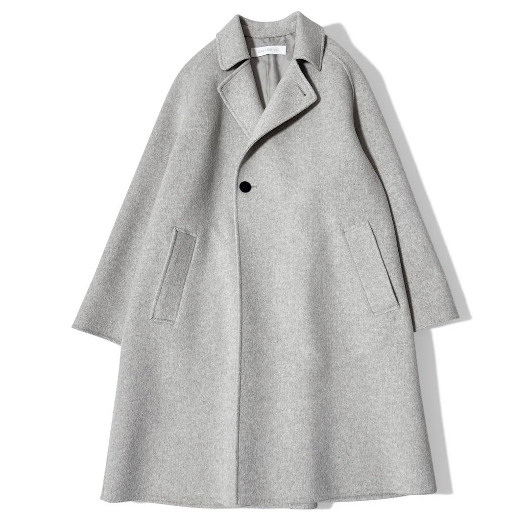 極美品✨️23AW　ギャルリーヴィー　モンゴル産カシミア　ダブルフェイスコート