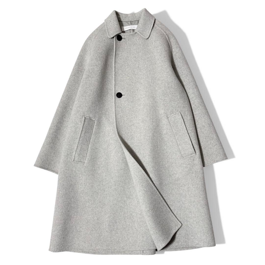 極美品✨️23AW　ギャルリーヴィー　モンゴル産カシミア　ダブルフェイスコート