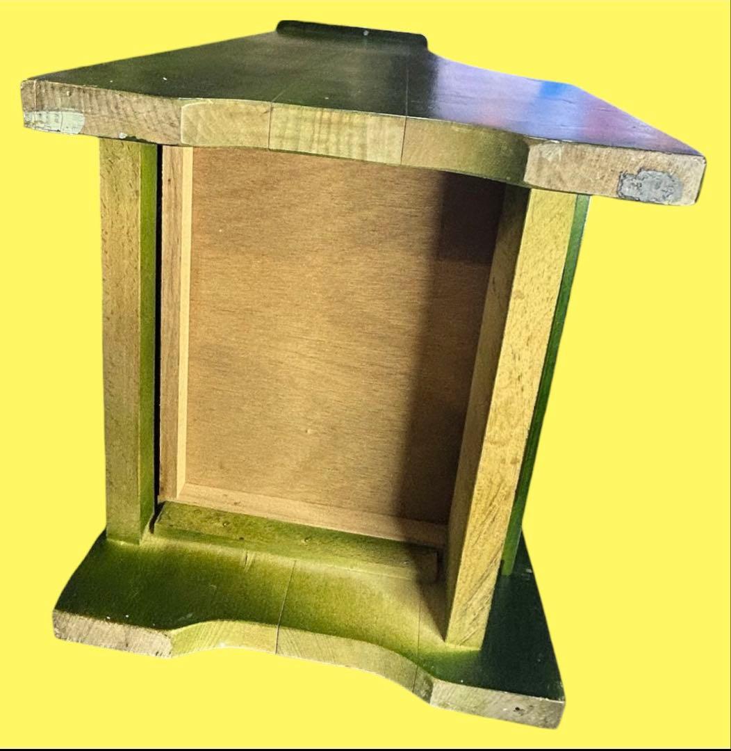 ヴィンテージキツツキマーク 踏み台 飛騨の家具 初代キツツキ 希少 昭和