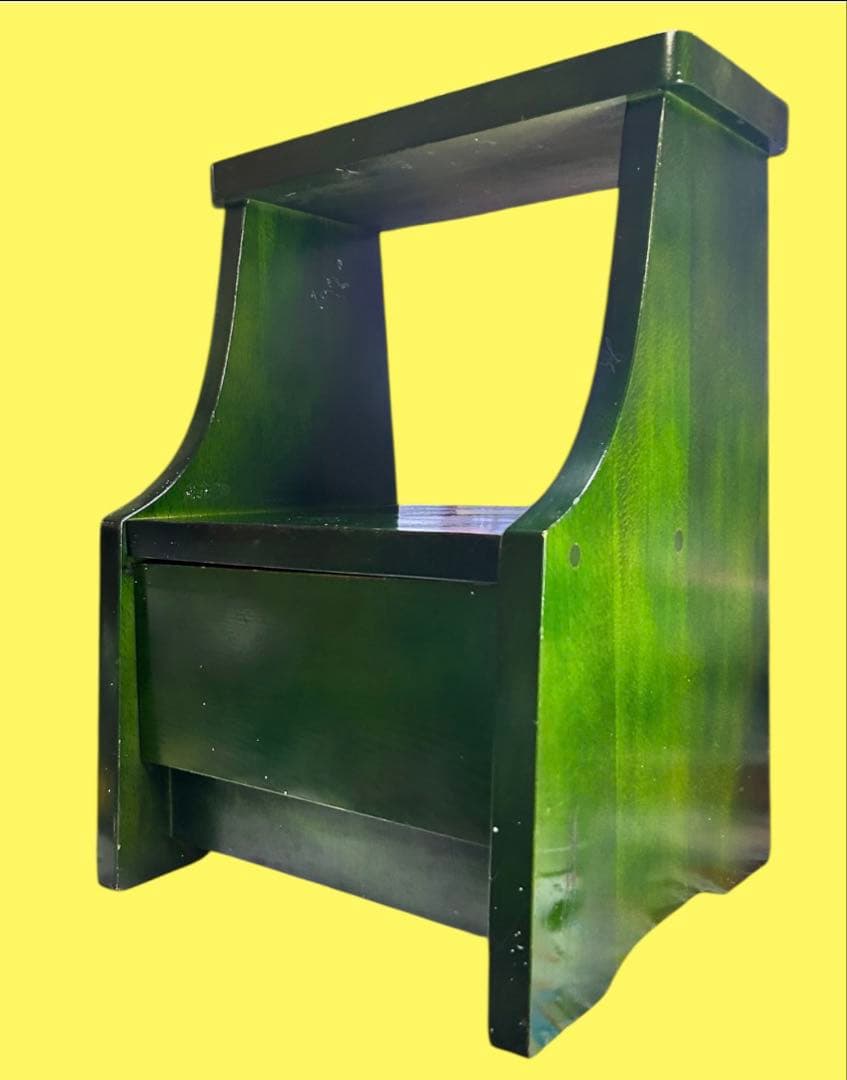 ヴィンテージキツツキマーク 踏み台 飛騨の家具 初代キツツキ 希少 昭和