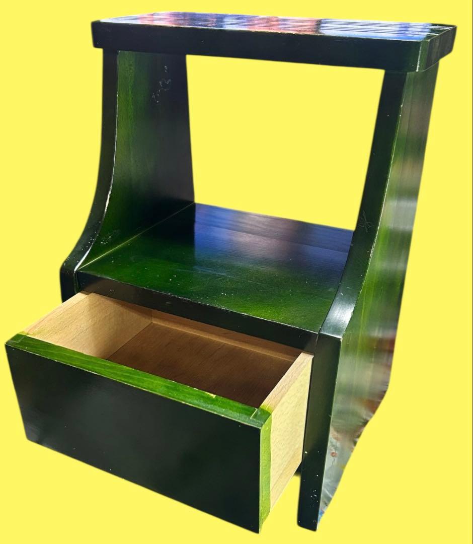 ヴィンテージキツツキマーク 踏み台 飛騨の家具 初代キツツキ 希少 昭和