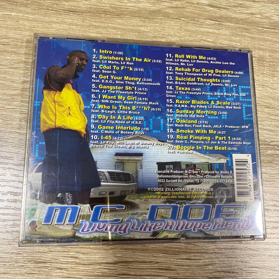 洋楽 M.C. Doe Living Like A  Fiend CD