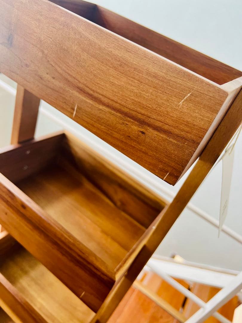 おしゃれ♪ZARA 定価¥18,990！アカシアストレージラック4段 ②