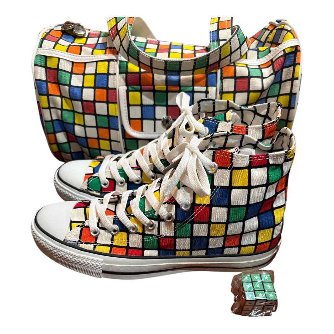 オールスター　Converse ルービックキューブ柄 スニーカー