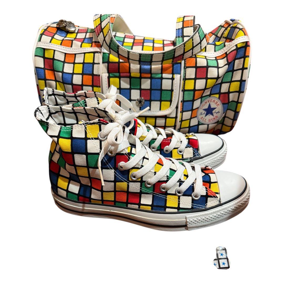 オールスター　Converse ルービックキューブ柄 スニーカー