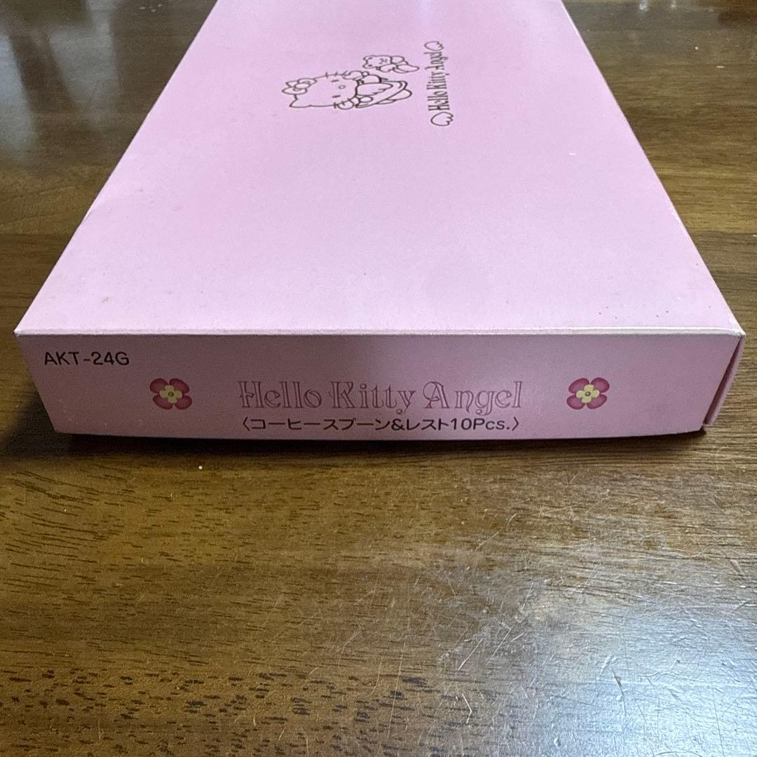 ハローキティ レア物新品 未使用 1998年 エンジェルキティ スプーン＆レスト