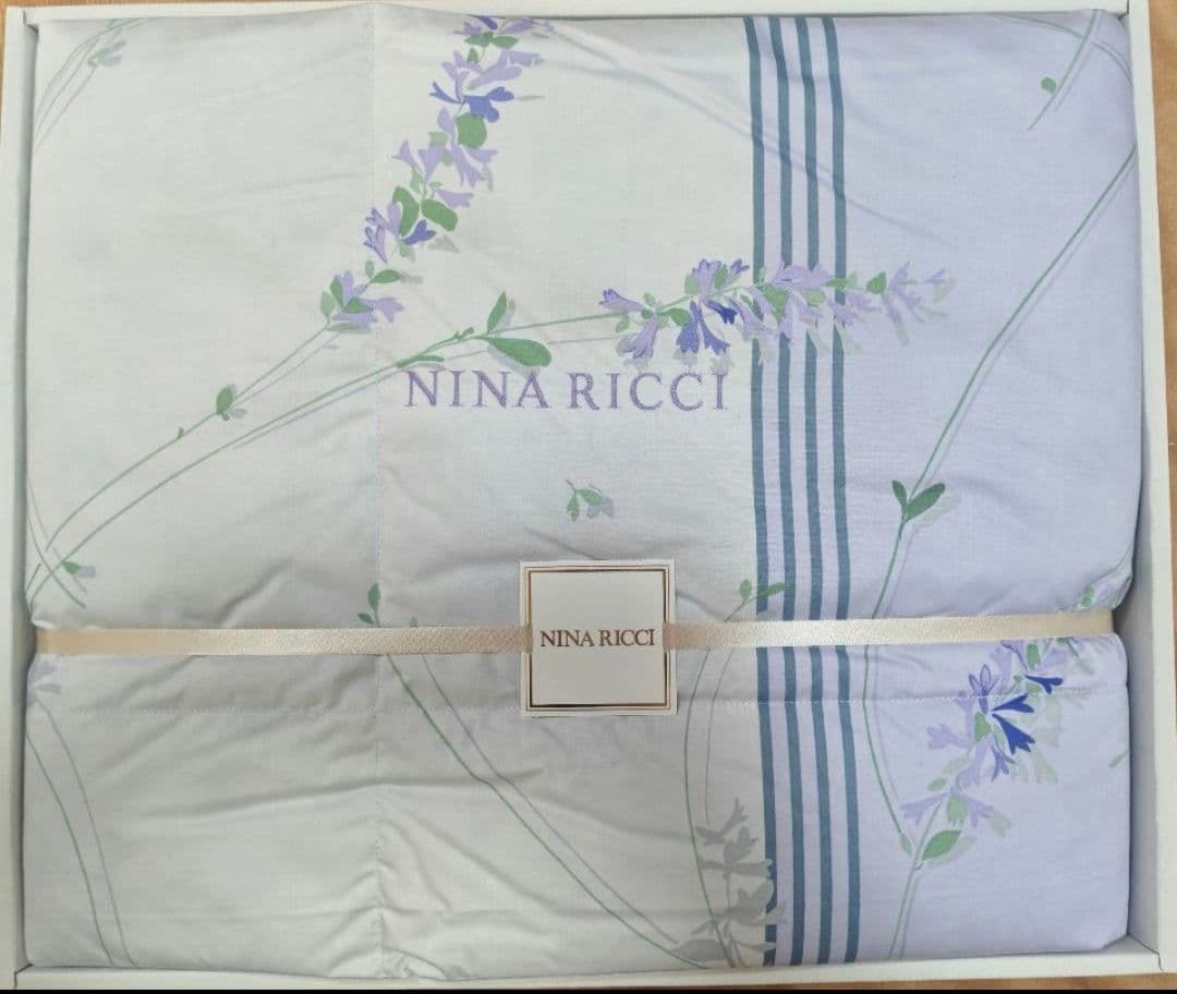 NINA RICCI 花柄羽毛掛け布団 150x200cm