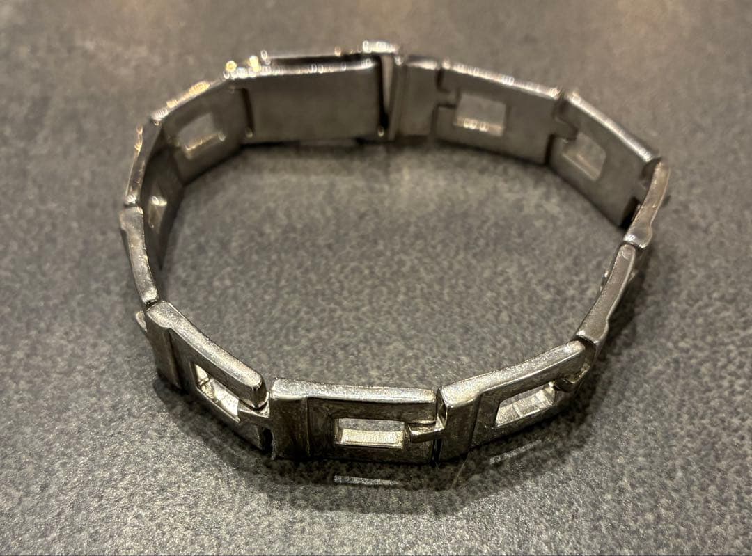 GUCCI シルバー リンクブレスレット 保存袋付き