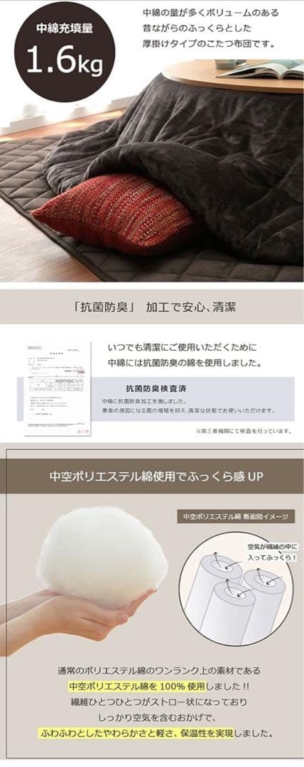 【再お値下げ！】折りたたみこたつテーブル・掛布団セット