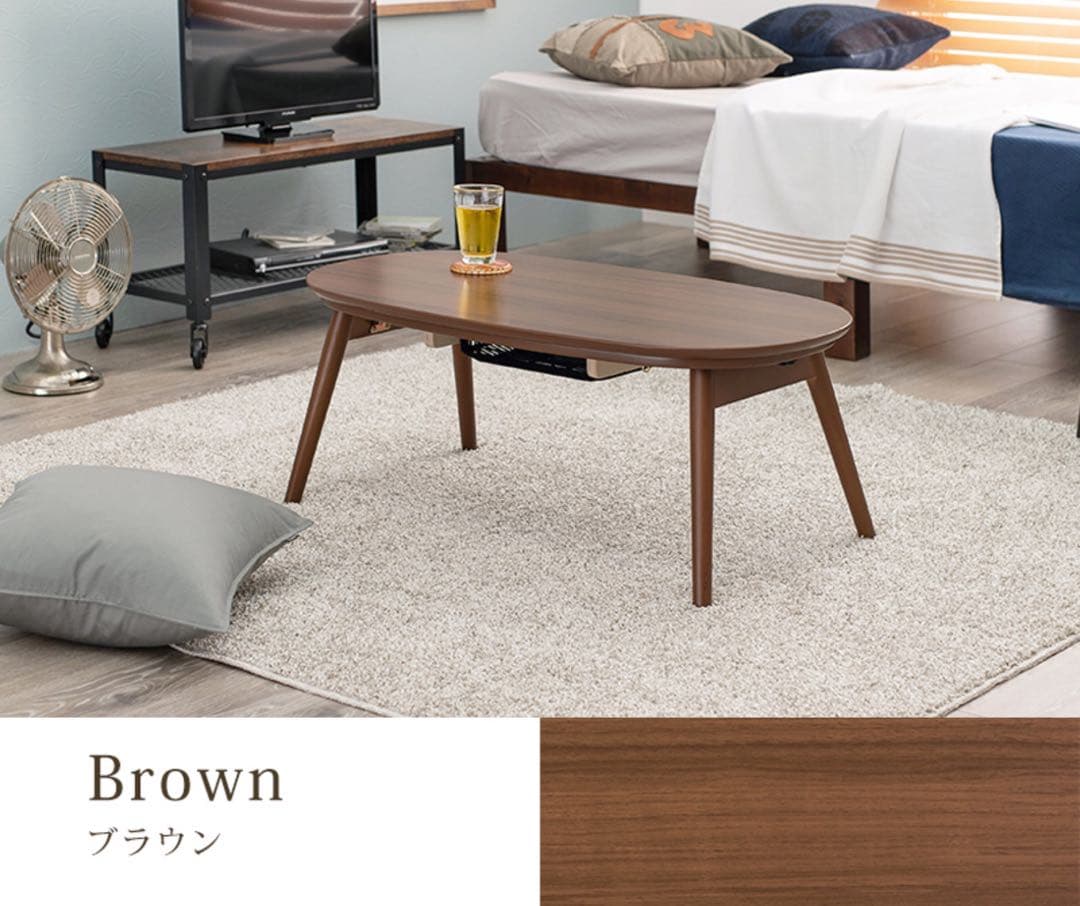 【再お値下げ！】折りたたみこたつテーブル・掛布団セット