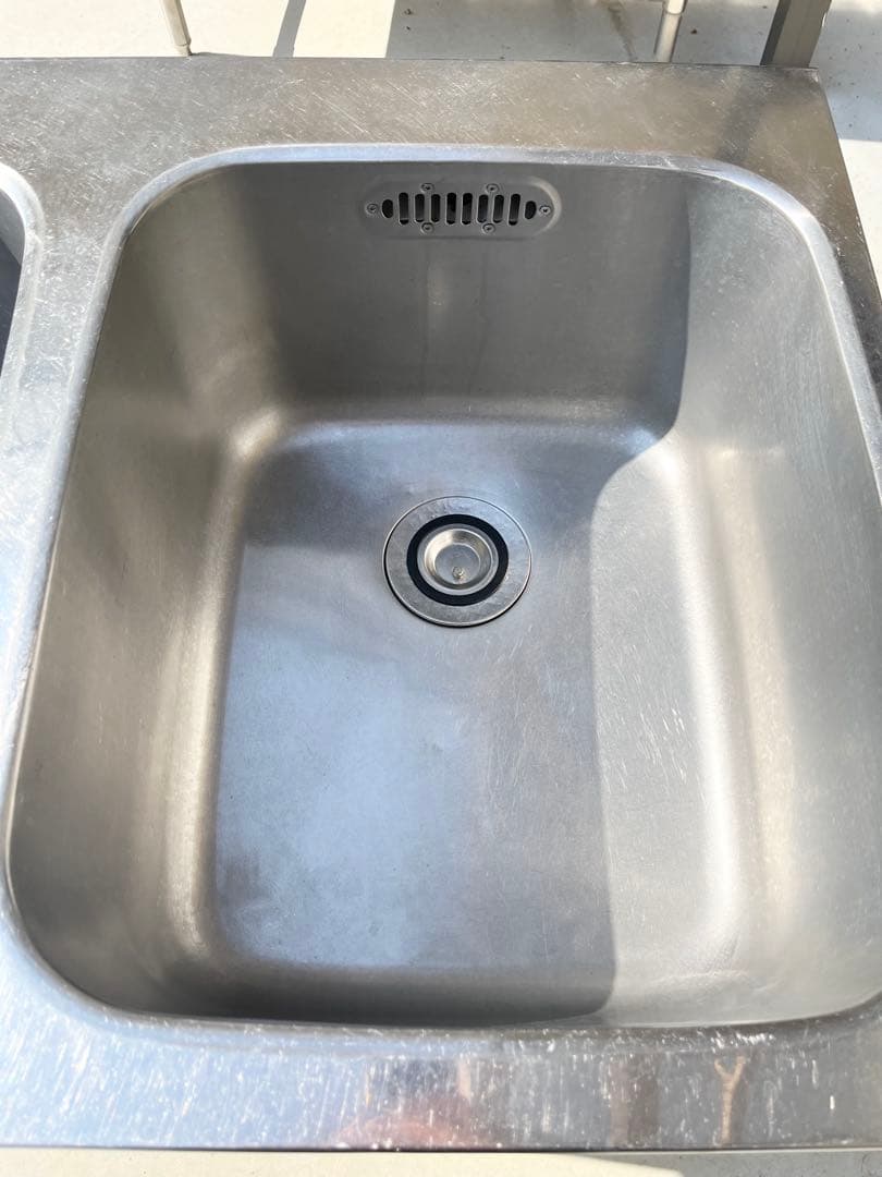 ステンレス2槽シンク 流し台　900×600×800