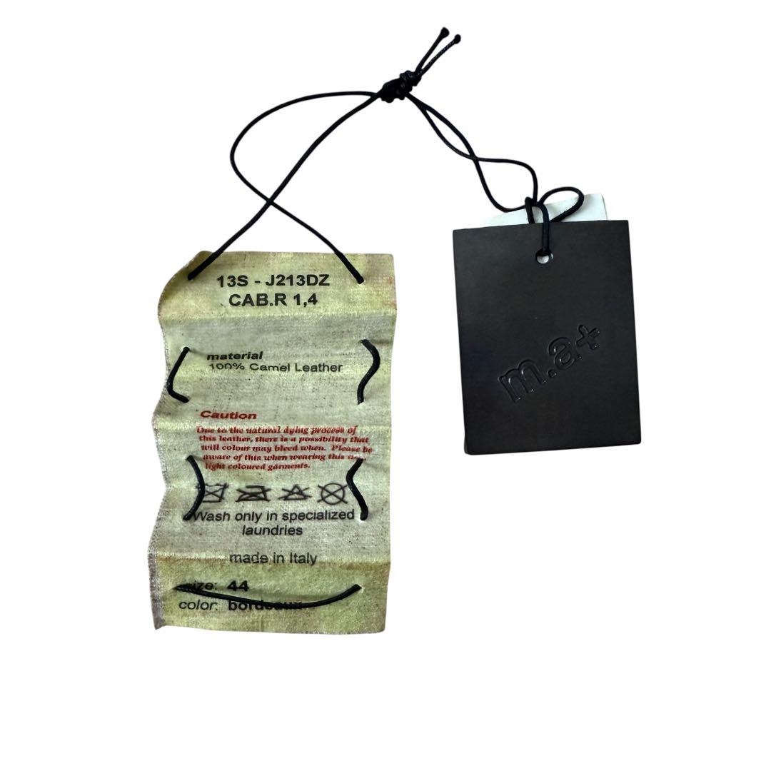 ま*ん様 m.a+ エムエークロス キャメルリバースレザージャケット