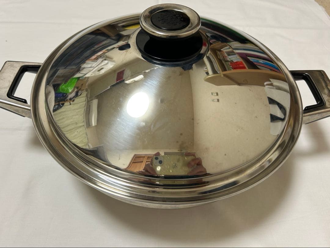 タッパーウェアレインボークッカープレミアムウォック、両手鍋 蒸し器