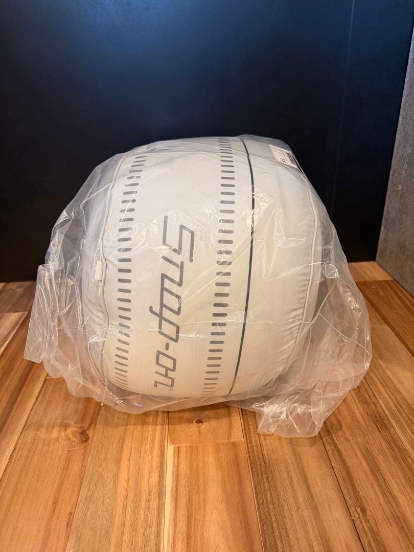 新品未使用 Snap-on スナップオン限定ビーズクッション シルバー