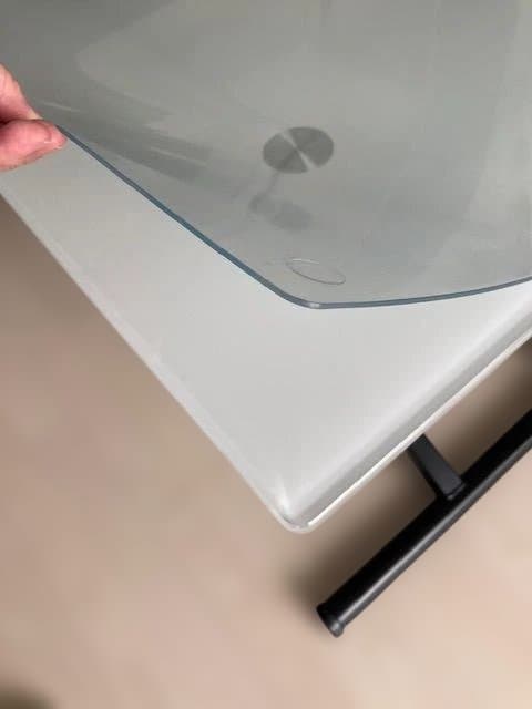 【ニトリ】センターテーブル（昇降式 :ガラス天板ホワイト:120cm）