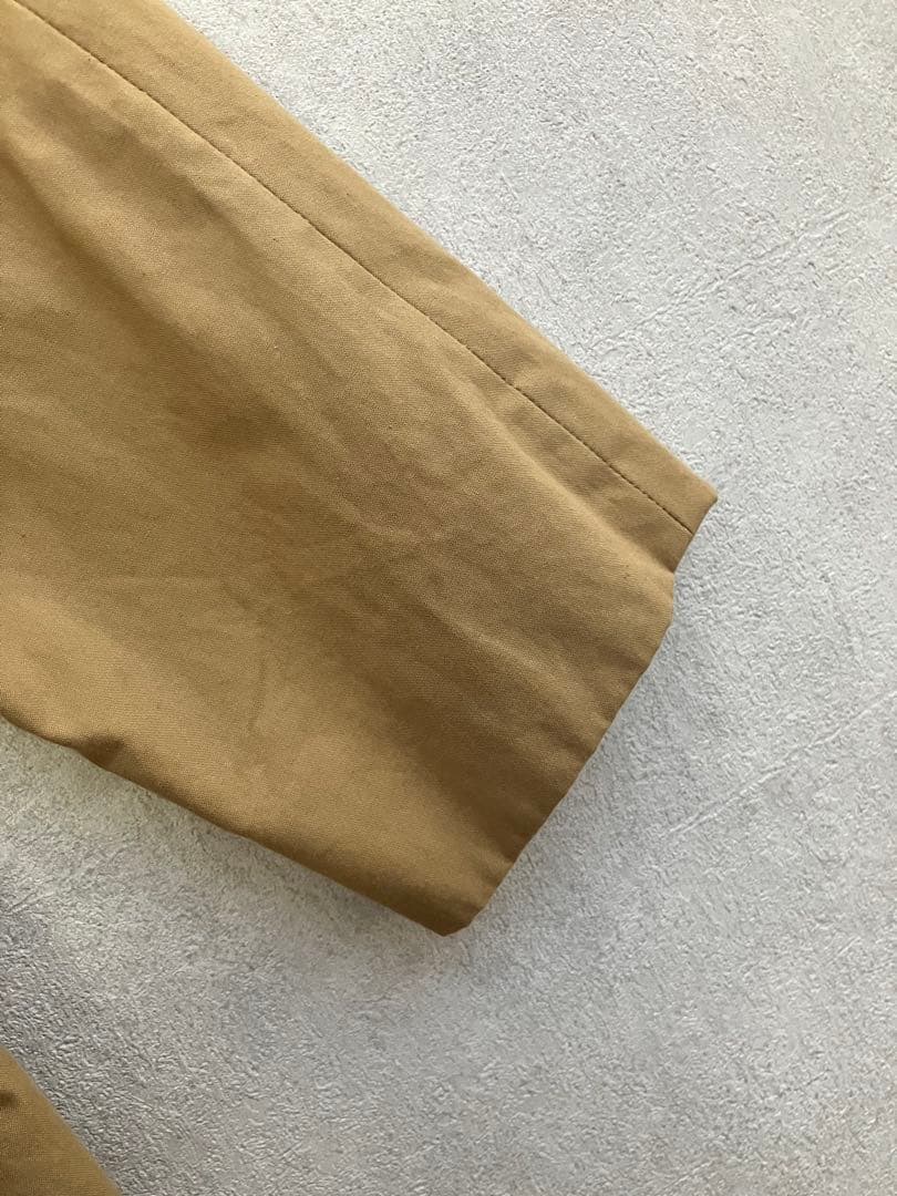 YAECA 60503 KHAKI ステンカラーコート　M