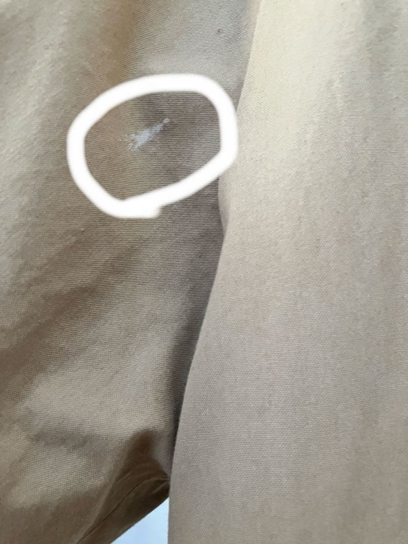 YAECA 60503 KHAKI ステンカラーコート　M