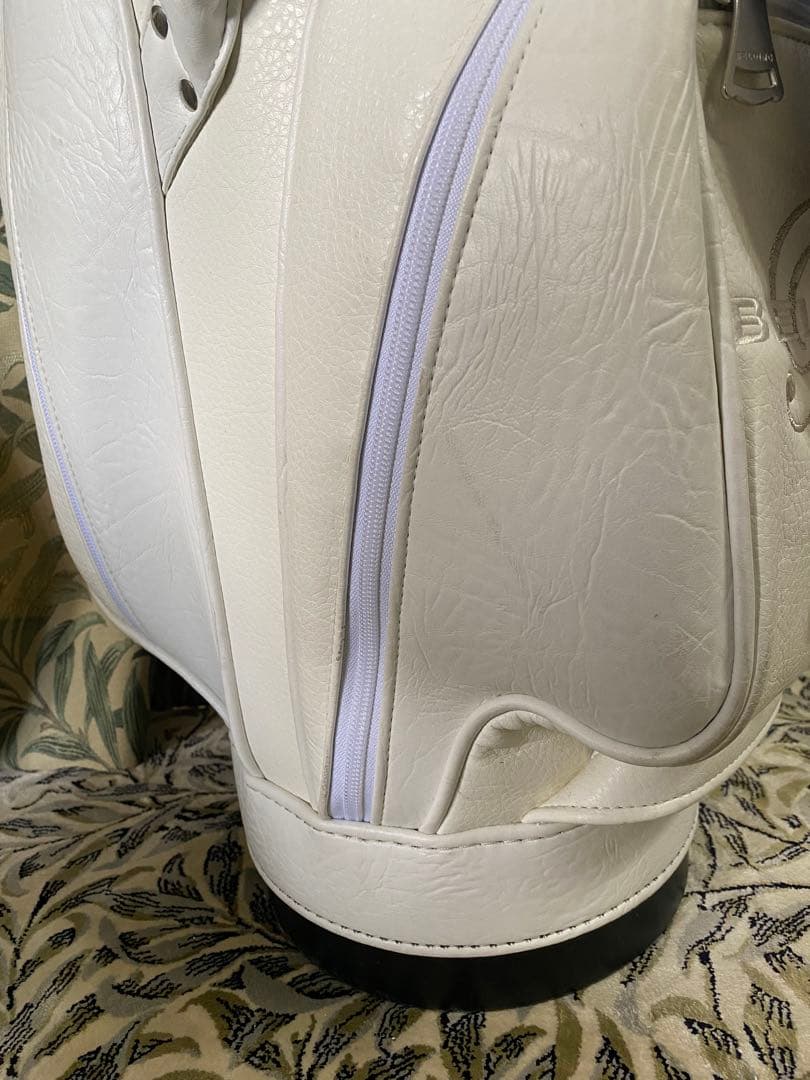 【BELDING】素敵なホワイト 白 キャディバッグ ★冬の白はお洒落★おまけ付