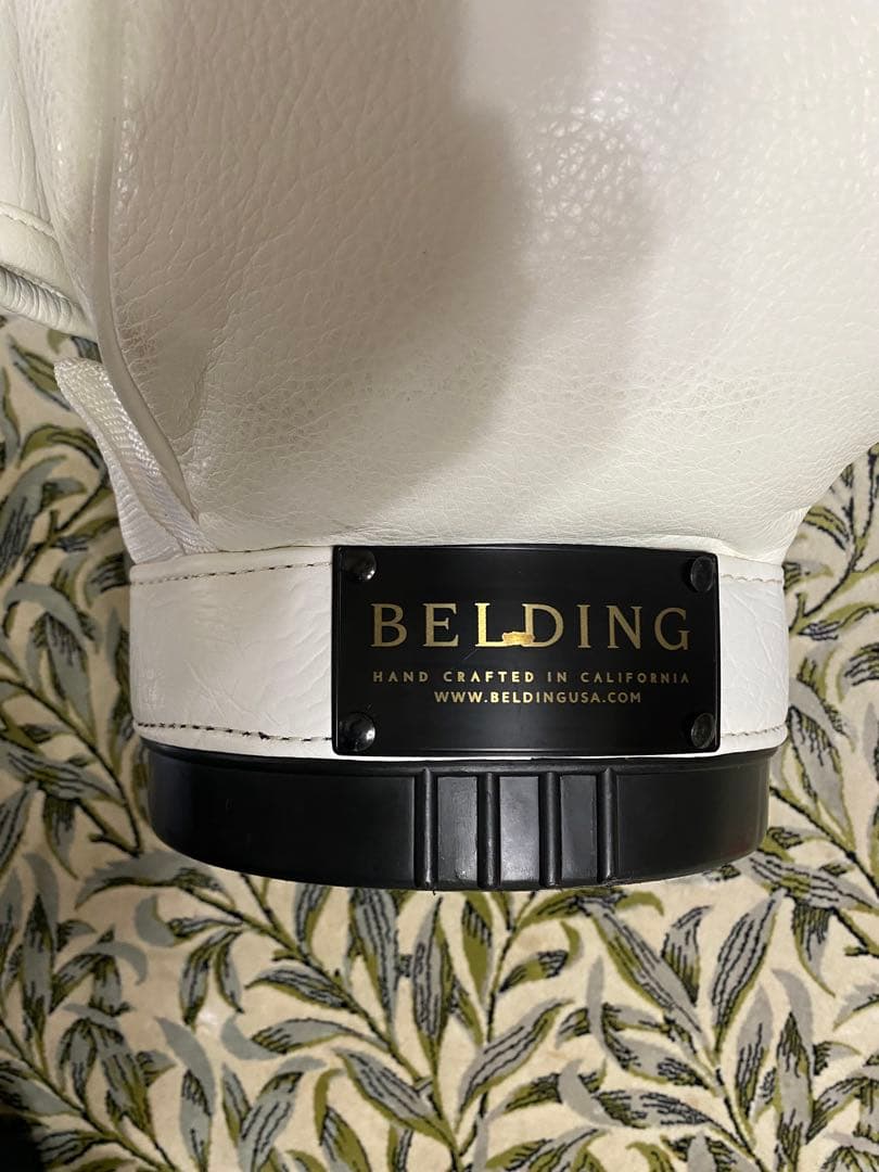 【BELDING】素敵なホワイト 白 キャディバッグ ★冬の白はお洒落★おまけ付