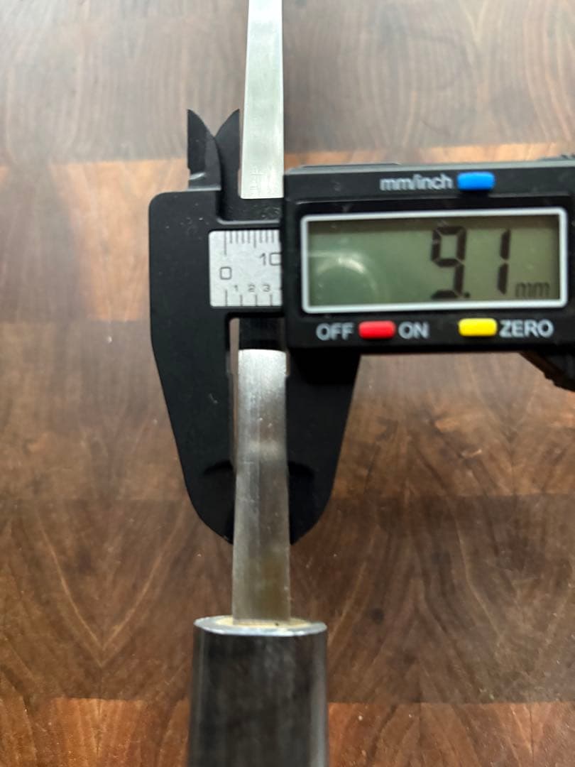 堺打刃物　青鋼　7寸　出刃包丁　210mm 手打ち　本霞　包丁　和包丁　水牛柄