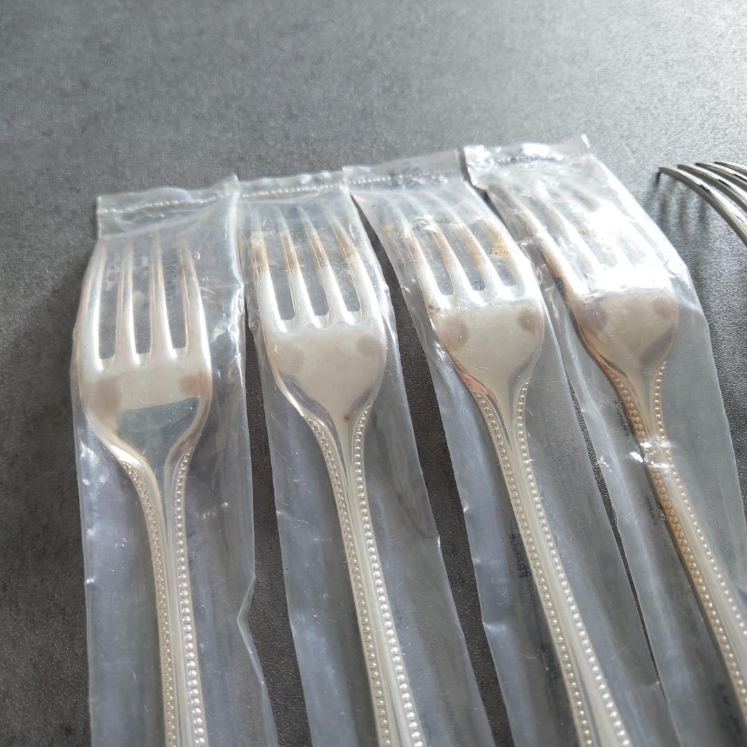 美品 クリストフル パール テーブルフォーク 未開封含む 6点