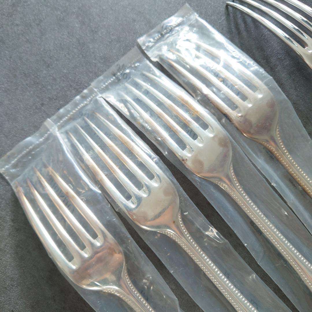 美品 クリストフル パール テーブルフォーク 未開封含む 6点