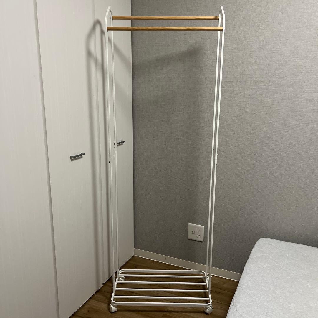 tower 山崎実業　コート ハンガーラック キャスター付き