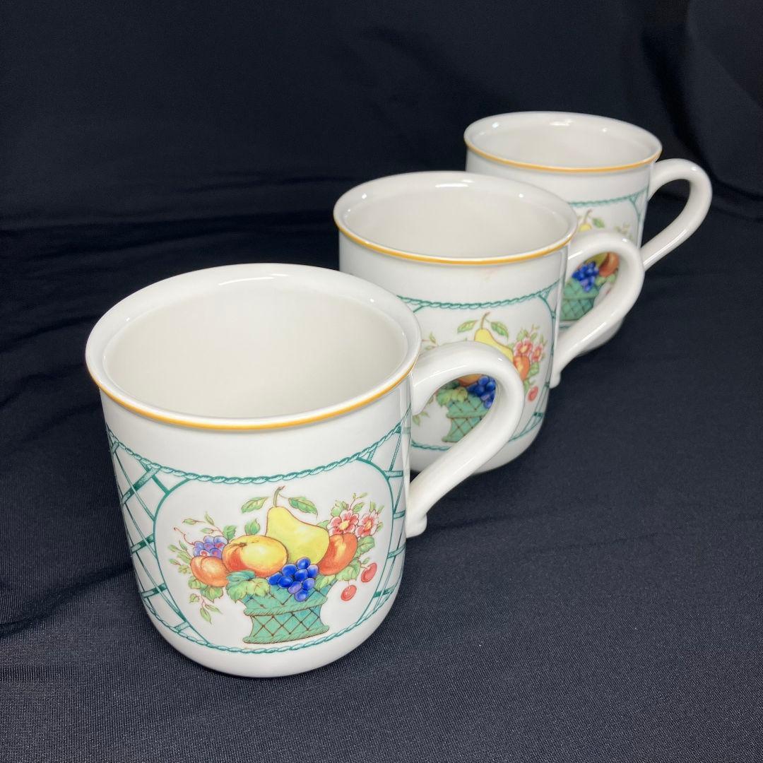 ビレロイ ボッホ バスケット マグカップ 3 中皿 2 小皿 5 10客セット