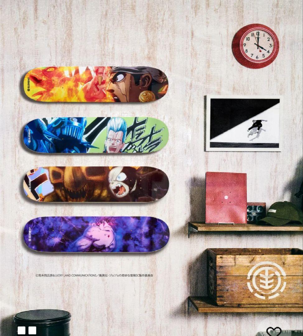 ELEMENT スケートボードデッキ 8インチ　JOJOの奇妙な冒険 DIO