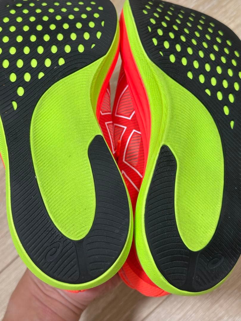 アシックス s4 26.5cm フラッシュオレンジ