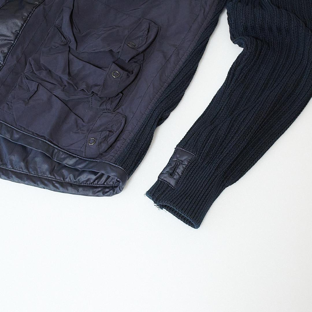 ユナイテッドアローズ×ニックウースター 異素材ミリタリーカーディガン