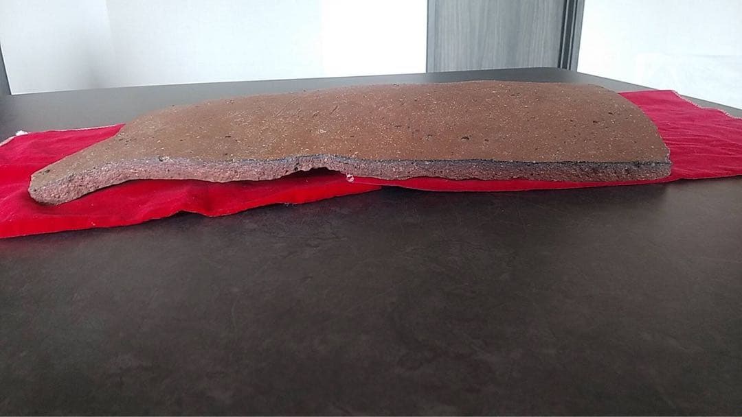 古備前　大甕　古陶　室町時代　酒器　陶板　残欠　伝世品　茶器　花器　茶道具　陶片