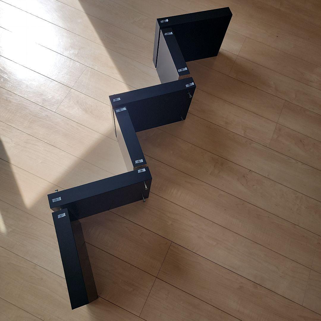 IKEA LACK ジグザグ 黒