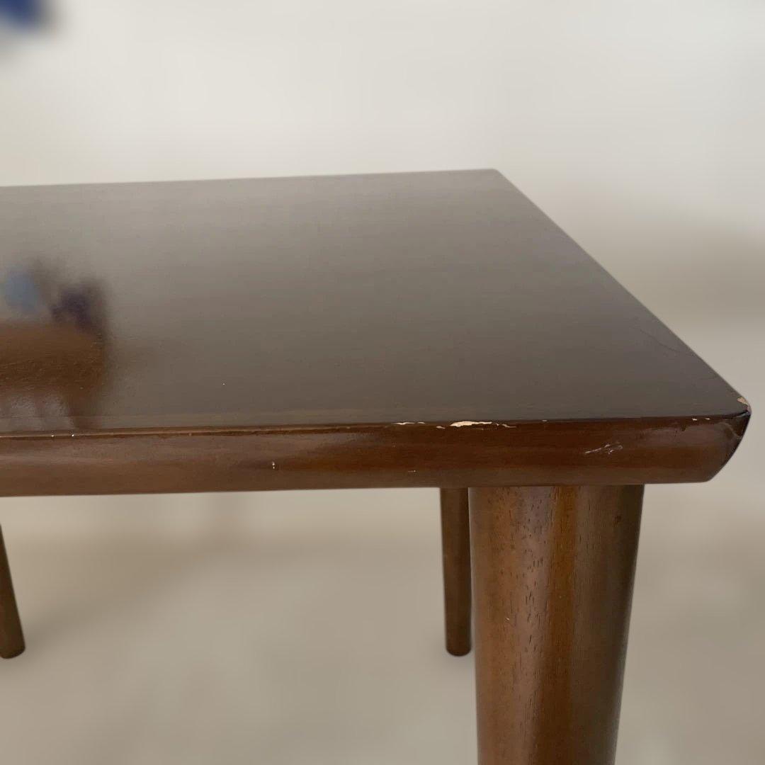 都内直接引き取り限定　カリモク60ダイニングテーブル1300 オマケ椅子二脚