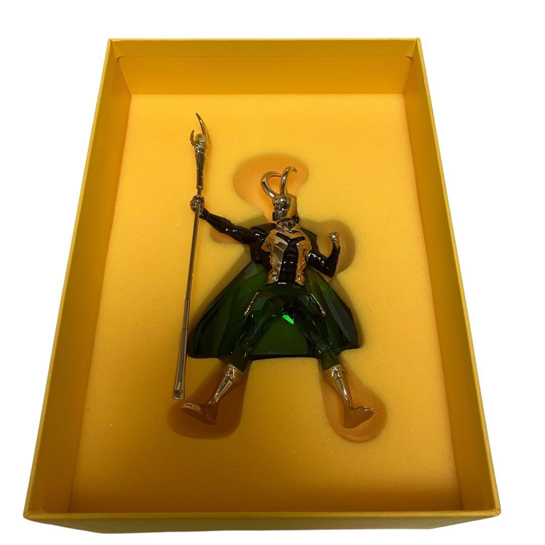 定11.5万未使用 MARVEL スワロフスキー マイティソー ロキ フィギュア