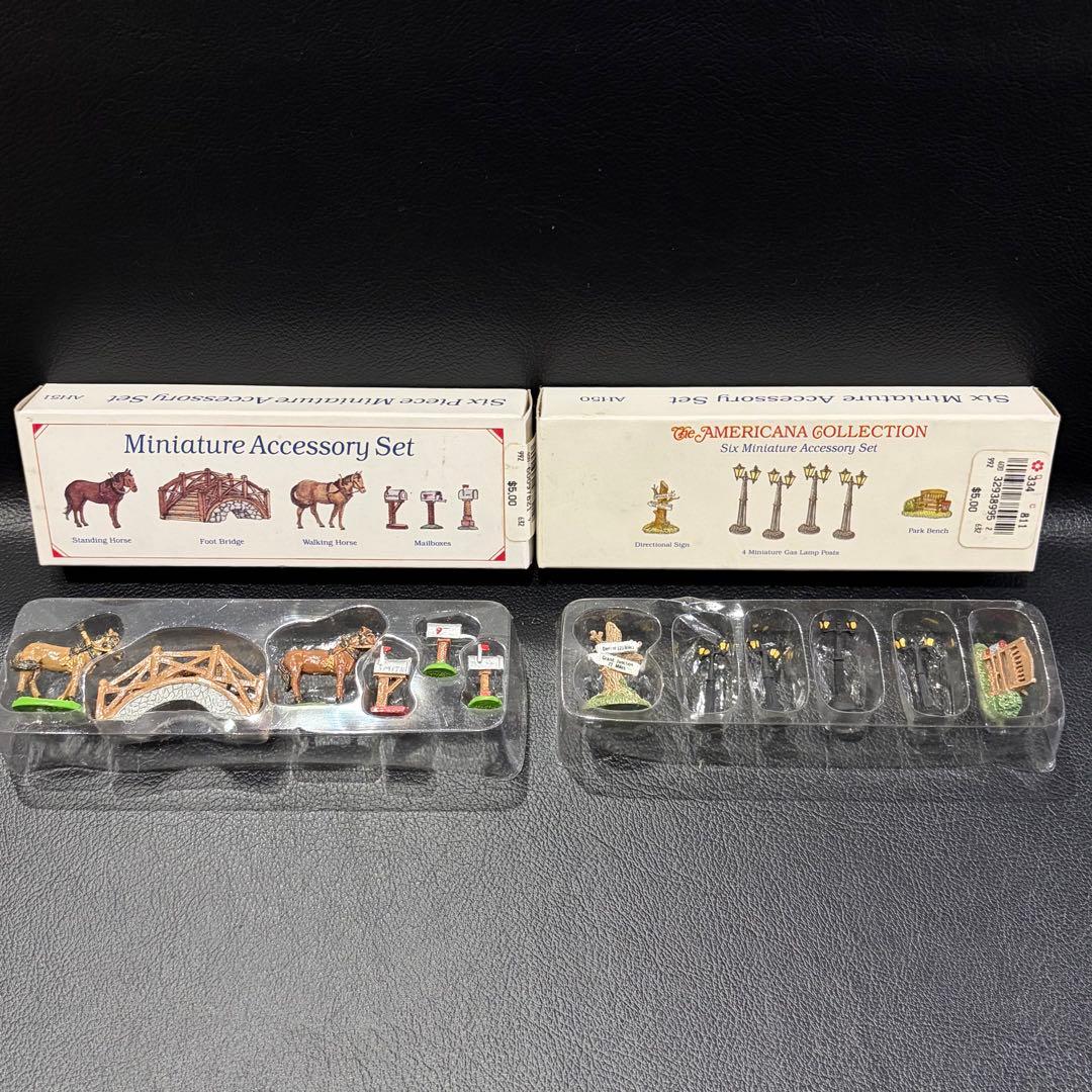 【極美品】LIBERTY FALLS COLLECTION　ミニチュア建物セット