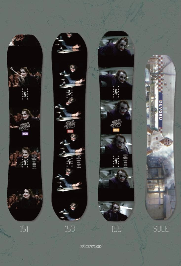 DEVGRU デブグル JOKER ジョーカー 153 スノーボード