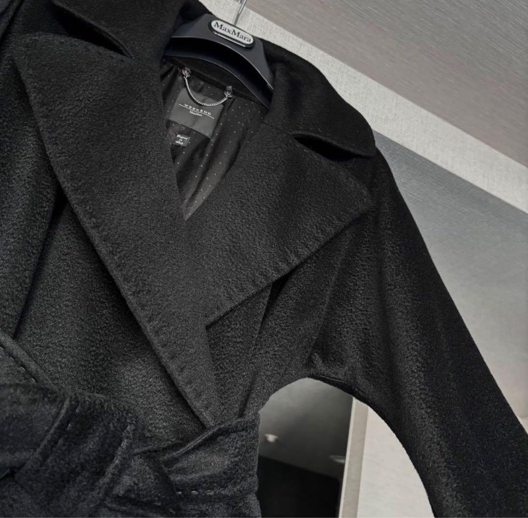 新品同様‼️マックスマーラ 艶感美しい カシミヤコート