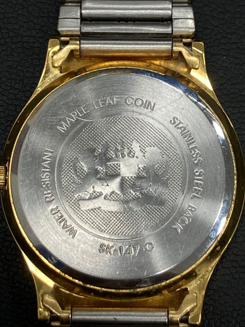 【ELGIN】カナダメイプルリーフデザイン 腕時計