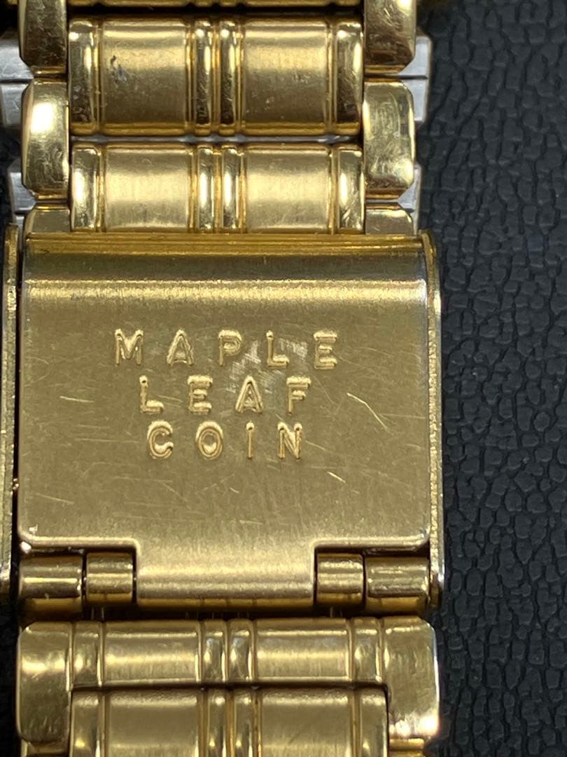 【ELGIN】カナダメイプルリーフデザイン 腕時計