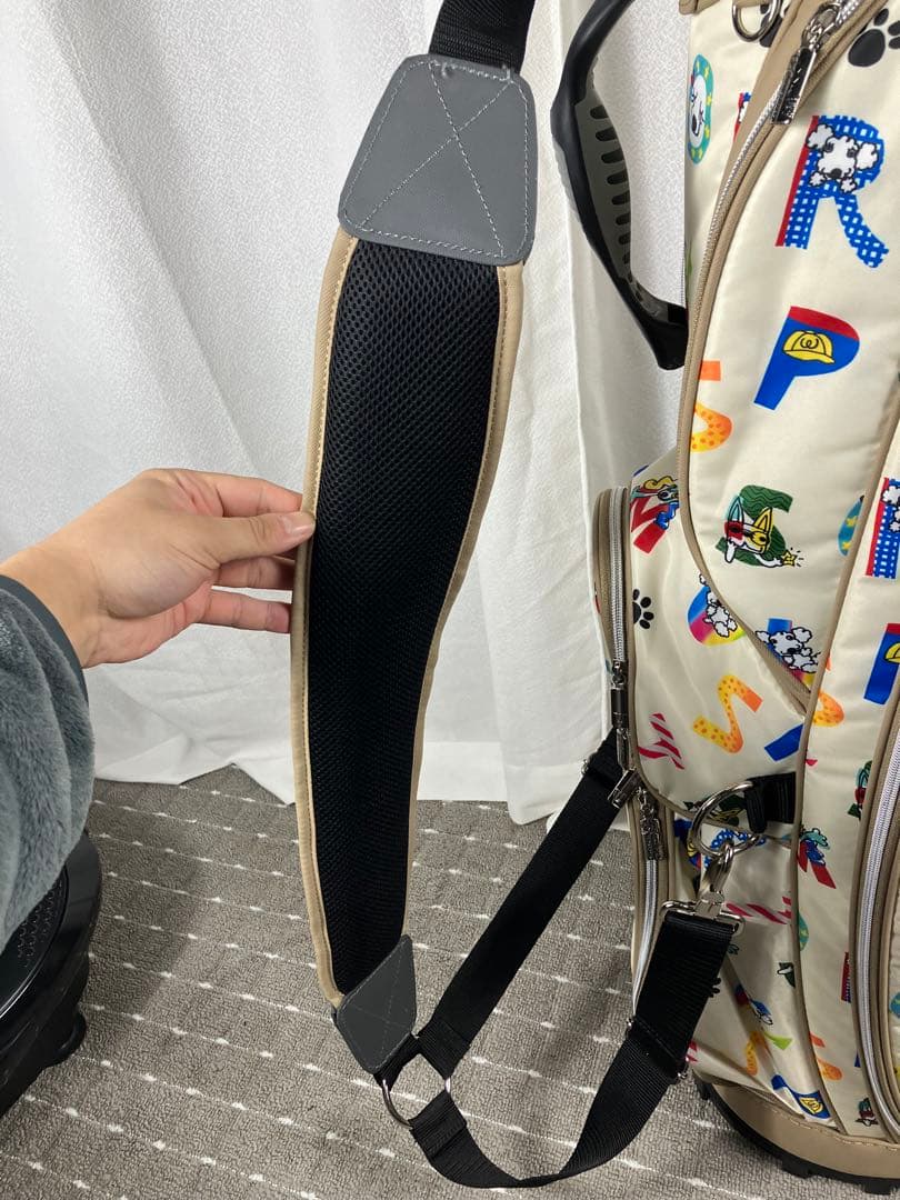 良品　エムユースポーツM・U SPORTS キャディバッグ　ミエコウエサコ