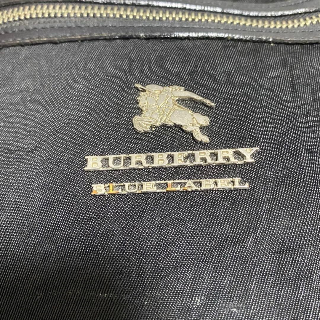 Burberry Bluelabel 　2way トートバッグ ナイロン　黒