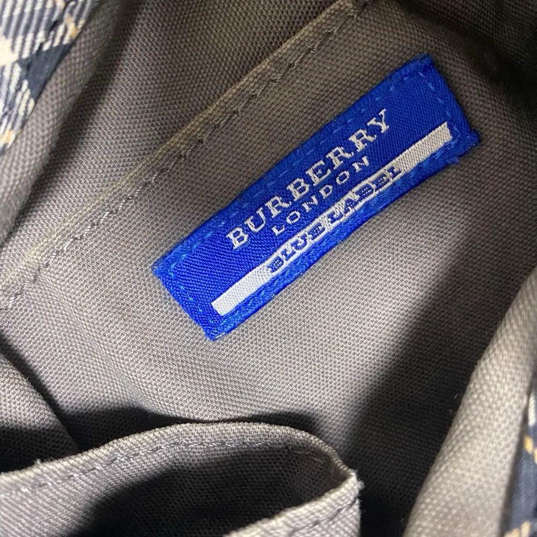 Burberry Bluelabel 　2way トートバッグ ナイロン　黒