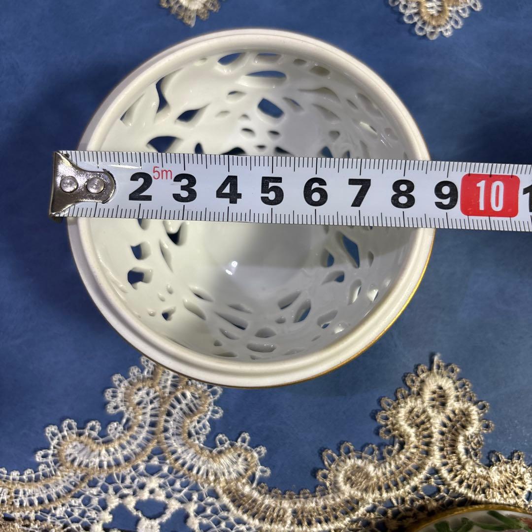 ヘレンド 透かしボンボニエール ファンタジー苺