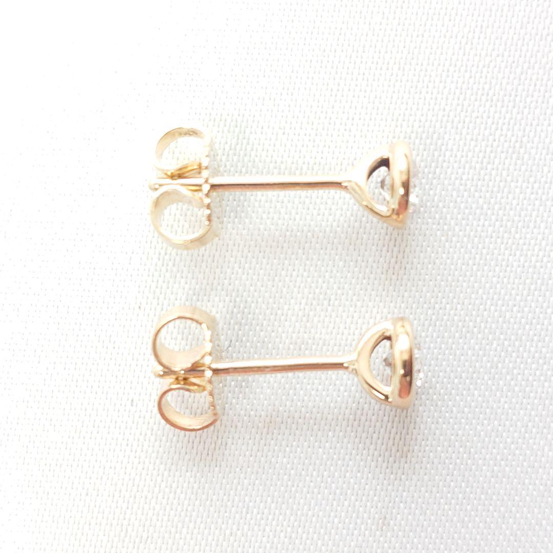 【美品】ティファニー K18 バイザヤード ダイヤモンドピアス 7219