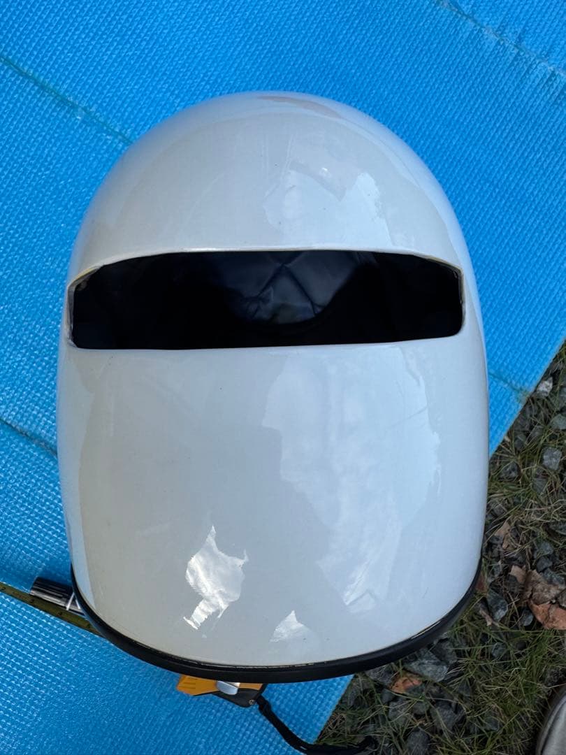 族ヘル　細目　加工　族　カフェ　族車　暴走族　旧車　フルフェイス