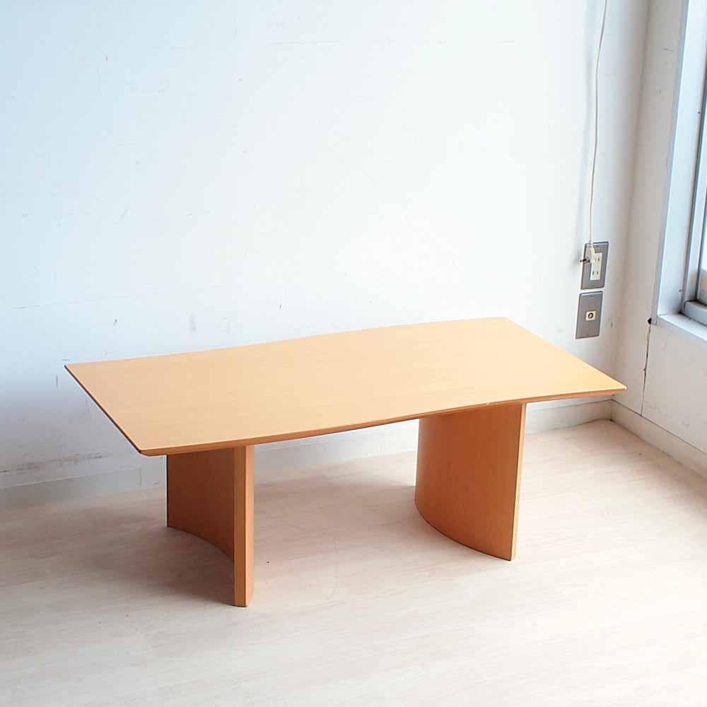 90's なみなみデザインのコーヒーテーブル リビング 国産 ZR24182