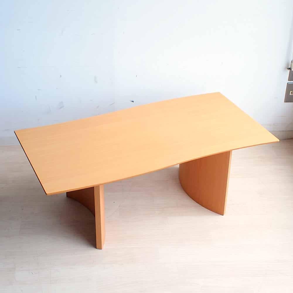 90's なみなみデザインのコーヒーテーブル リビング 国産 ZR24182