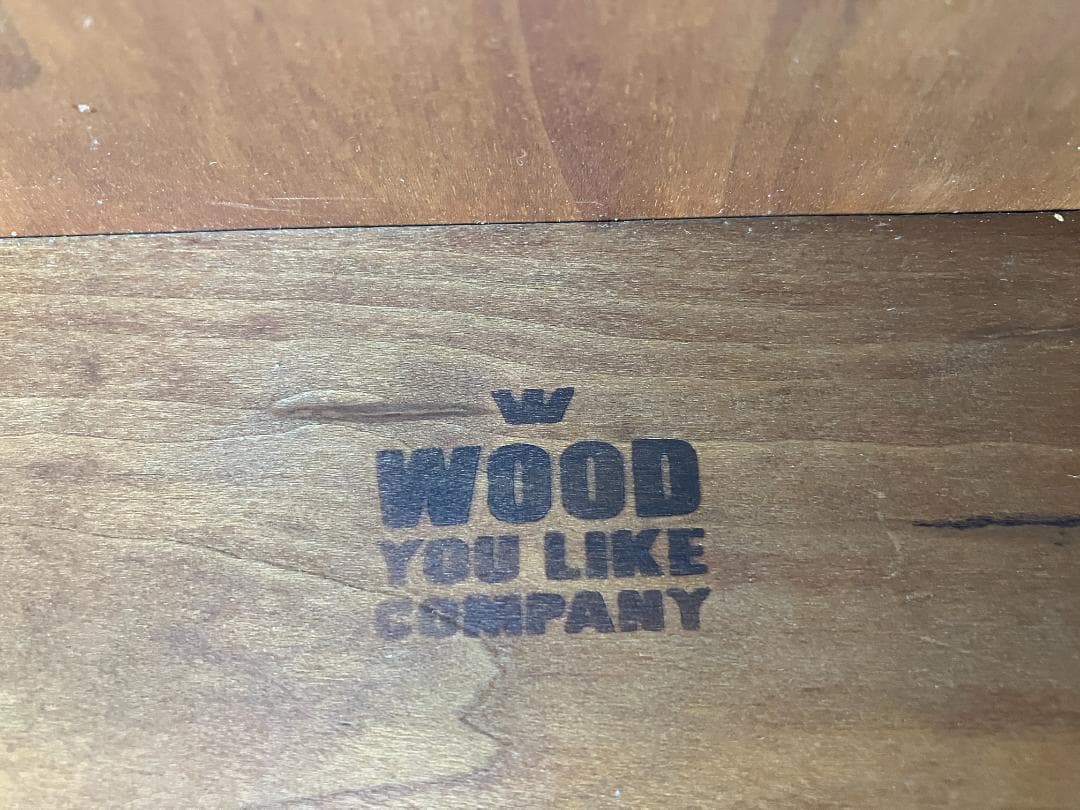 WOOD YOU LIKE COMPANY ダイニングテーブル ブラウン